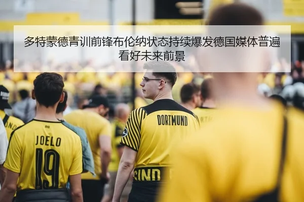 多特蒙德青训前锋布伦纳状态持续爆发德国媒体普遍看好未来前景